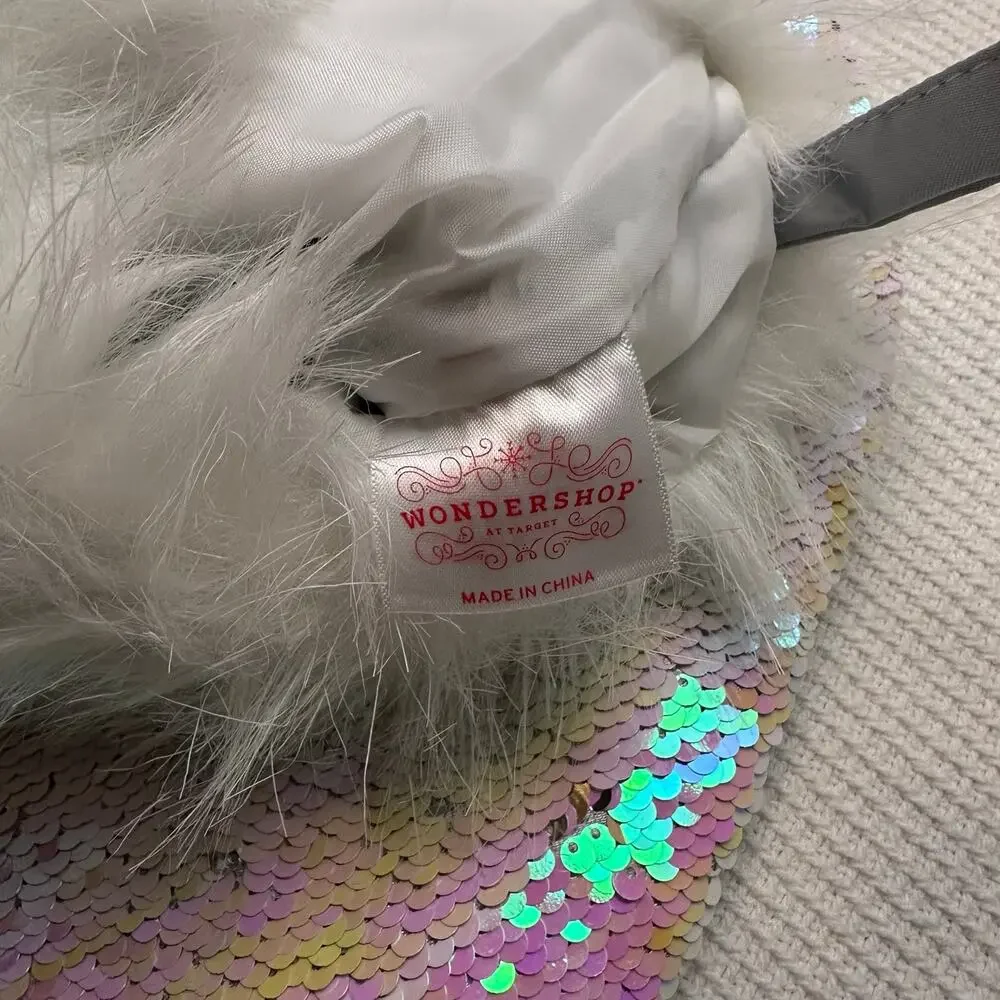 Target Wondershop Fur Sequin flip sequin unicorn color stocking